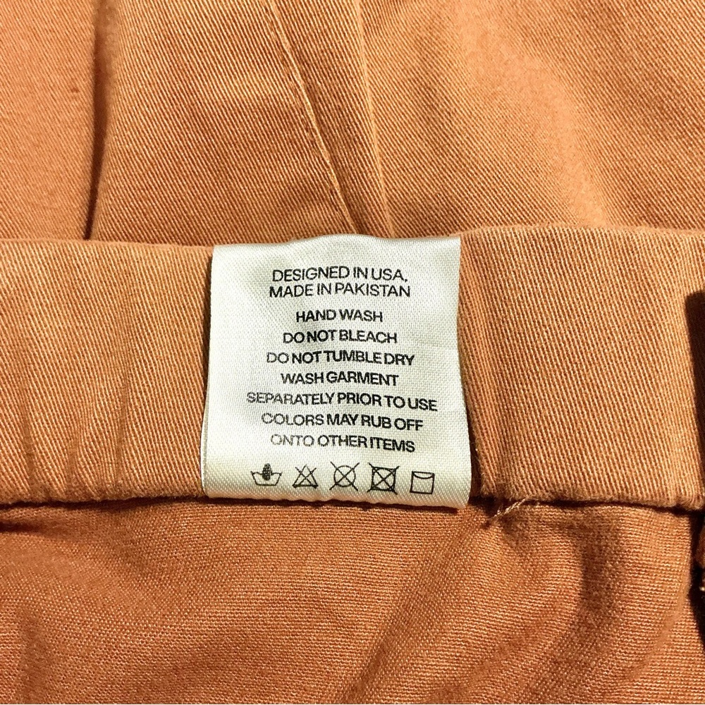 Wondery Outdoor Hiking Pants Women Size XXL Orange w/Belt Multiple Zip‎ Pockets - Picture 9 of 11